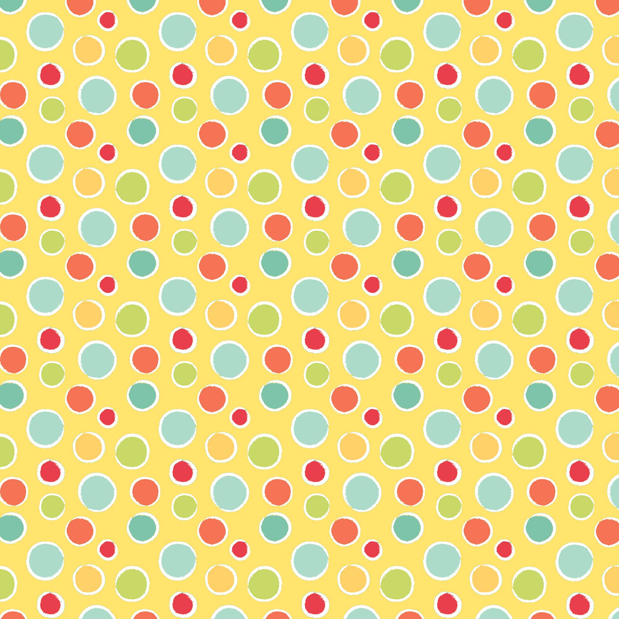 Northcott Babies Friends Dots Cotton Home Décor Fabric